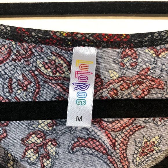LuLaRoe Blouse Floral Print Size M - Picture 2 of 5